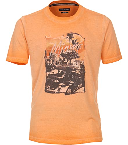 CASAMODA T-Shirt Print Orange XL von CASAMODA