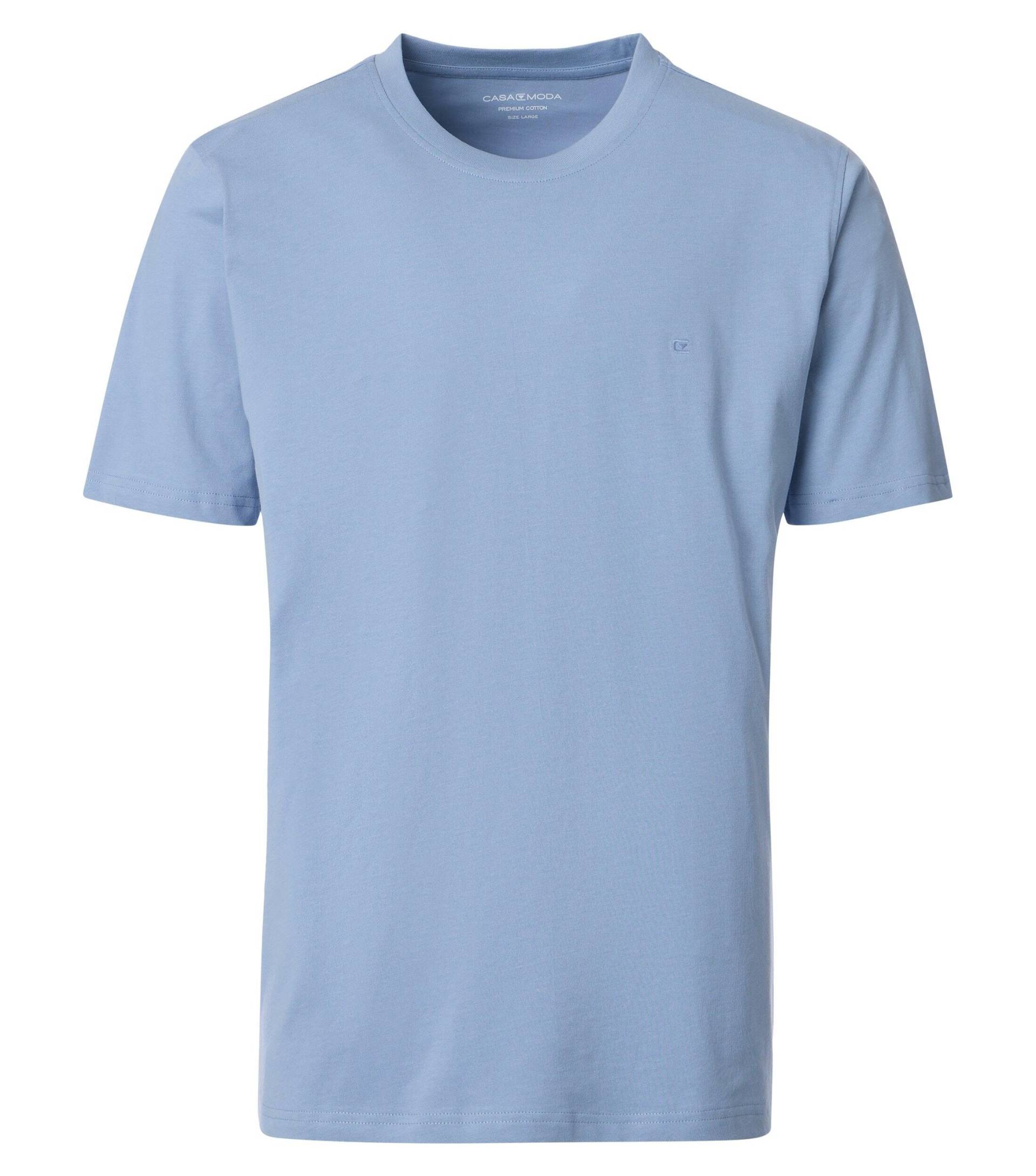 CASAMODA - T-Shirt uni 004200 blau - Gr. - 4XL von CASAMODA