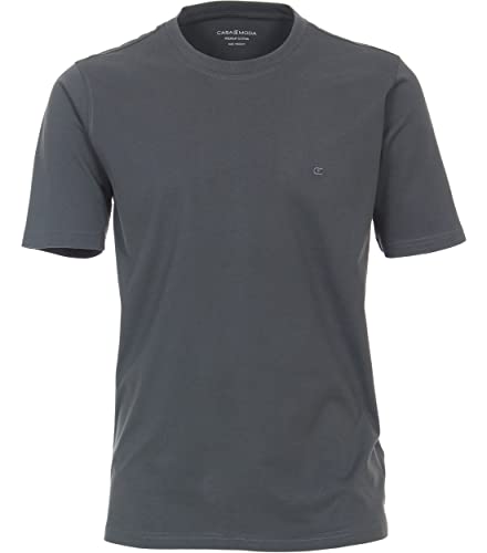 CASAMODA T-Shirt Uni Mittelgrau XL von CASAMODA