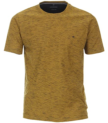 CASAMODA T-Shirt gestreift Senfgelb 3XL von CASAMODA