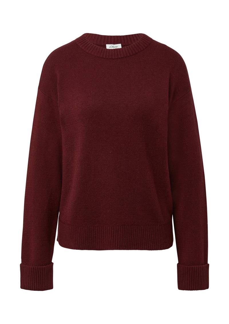 s.Oliver - Strickpullover rot - Gr. - 40 von s.Oliver