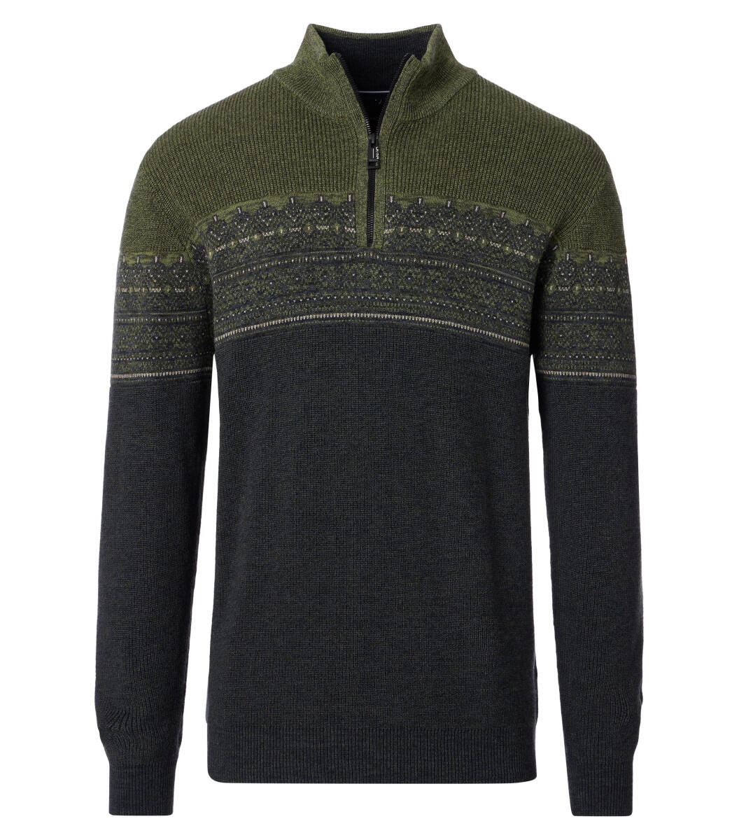 CASAMODA - Troyer mit Reißverschluss grün - Gr. - XL von CASAMODA