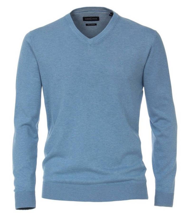 CASAMODA V-Ausschnitt-Pullover 004430 PIMA-Baumwolle von CASAMODA