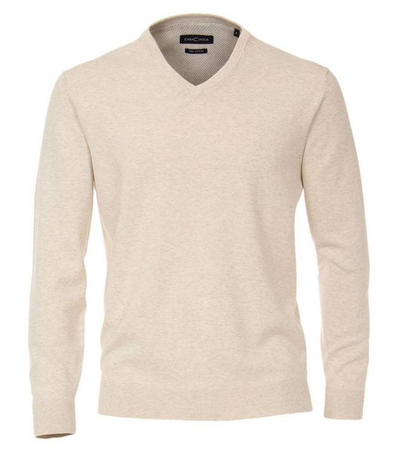 CASAMODA V-Ausschnitt-Pullover 004430 PIMA-Baumwolle von CASAMODA