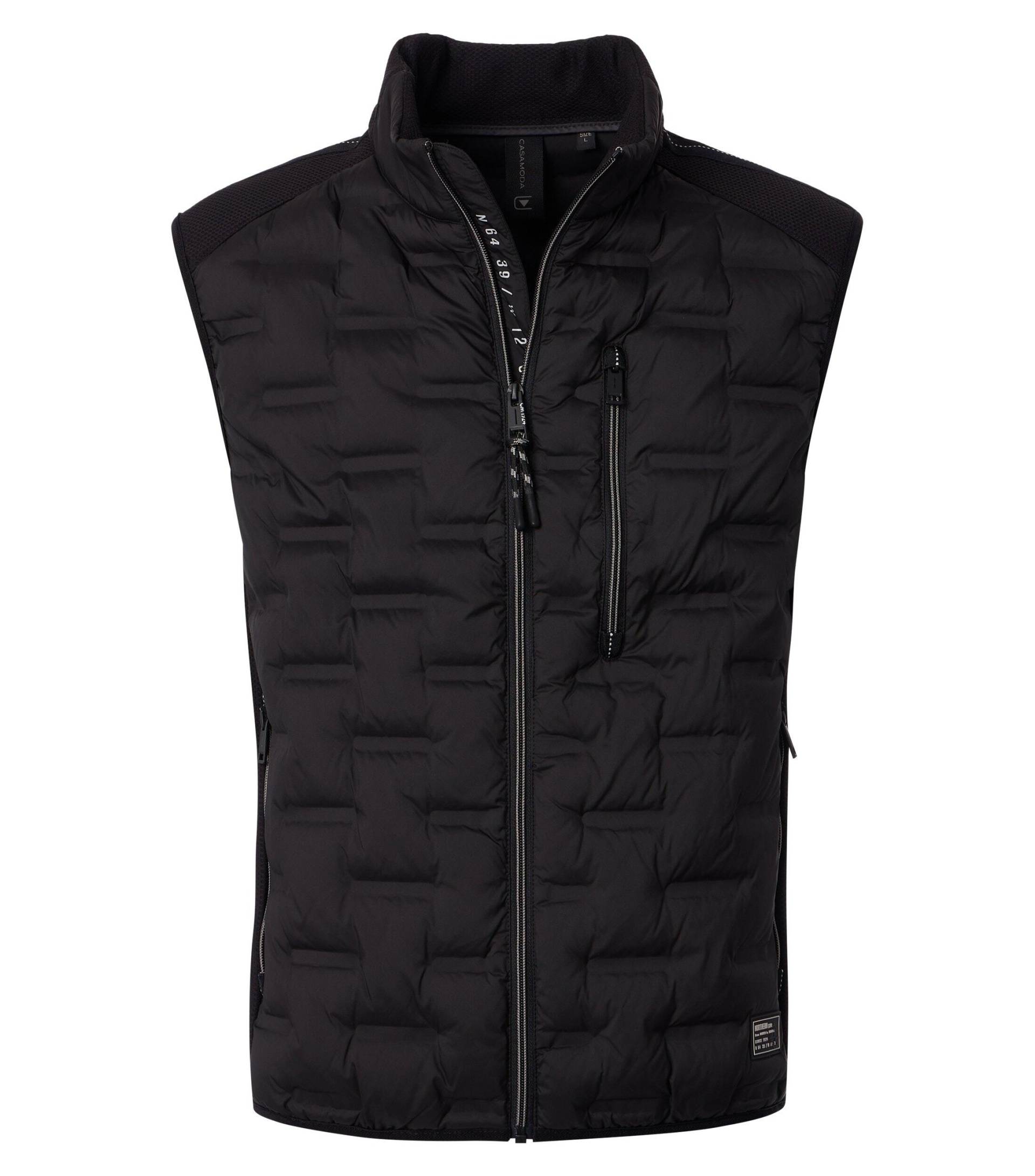 CASAMODA - Weste schwarz - Gr. - 3XL von CASAMODA