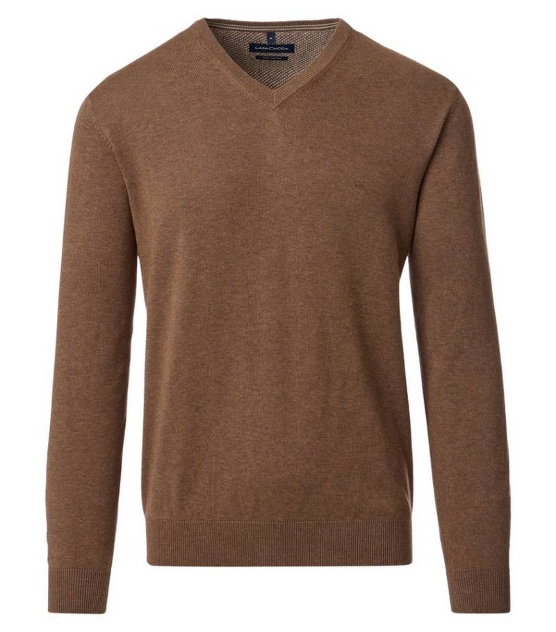 CASAMODA Wollpullover Pullover mit V-Ausschnitt uni 004430 von CASAMODA