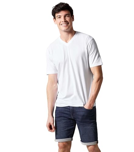 Casa Moda 092600 T-Shirt V-Neck NOS DoPa, 4XL, Weiß - Uni 4XL Weiß - Uni (000) von CASAMODA