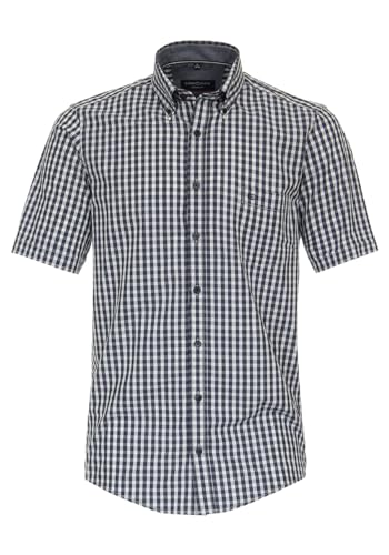 Casa Moda - Casual Fit - Herren Freizeit Hemd Kurzarm (944196300), Größe:6XL, Farbe:Blau (100) von CASAMODA