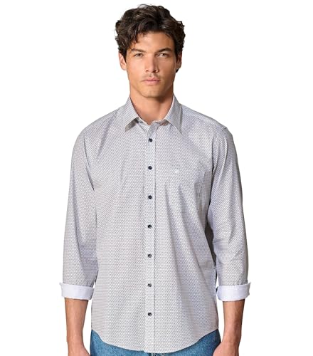 Casa Moda - Casual Fit - Herren Freizeit Hemd Langarm (454389100), Größe:4XL, Farbe:Blau (100) von CASAMODA
