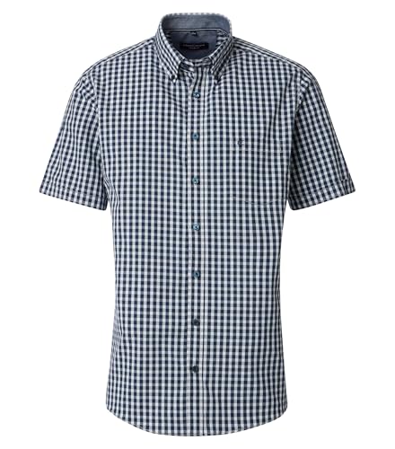 Casa Moda - Casual Fit - Herren Freizeithemd Kurzarm (954389300), Größe:L, Farbe:Blau (100) von CASAMODA