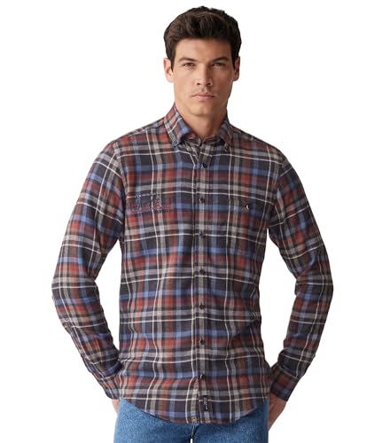 Casa Moda - Comfort Fit - Herren Freizeit Hemd Langarm (434165500), Größe:XL, Farbe:Blau (100) von CASAMODA