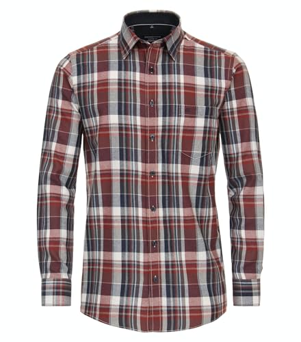Casa Moda - Comfort Fit - Herren Freizeit Hemd Langarm (434176000), Größe:L, Farbe:Braun (200) von CASAMODA