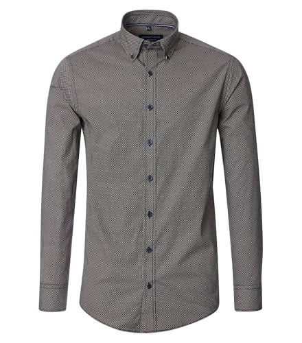 Casa Moda - Comfort Fit - Herren Freizeit Hemd Langarm (444345400), Größe:4XL, Farbe:Blau (100) von CASAMODA
