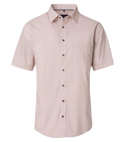 Casa Moda - Comfort Fit - Herren Freizeithemd Kurzarm (954421200), Größe:L, Farbe:Rot (450) von CASAMODA