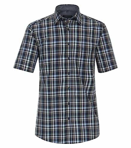 Casa Moda Herren Hemd Kent Comfort Fit 1/2Arm kariert 100 BLAU - XL Casa Moda Herren Hemd Kent Comfort Fit 1/2Arm kariert 100 BLAU - XL von CASAMODA