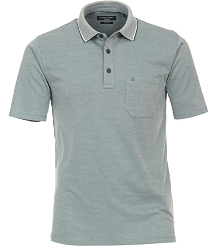 Casa Moda - Herren Polo-Shirt unifarben (993106500), Größe:6XL, Farbe:türkis (393) von CASAMODA