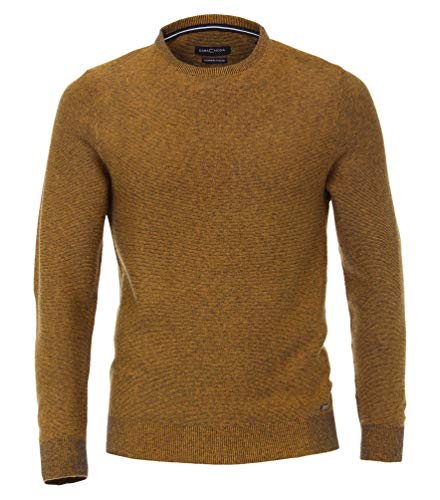 Casa Moda - Herren Pullover Rundhals (493325400), Größe:XXL, Farbe:Gelb (551) von CASAMODA