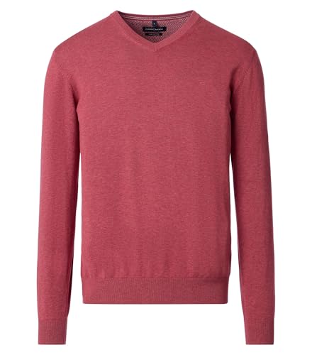 CASAMODA - Herren Pullover mit V-Ausschnitt (004430), Größe:4XL, Farbe:Rot (412) von CASAMODA