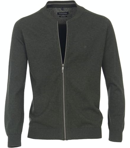 CASAMODA - Herren Strickjacke unifarben (004440), Größe:3XL, Farbe:Dunkelgrün (328) von CASAMODA