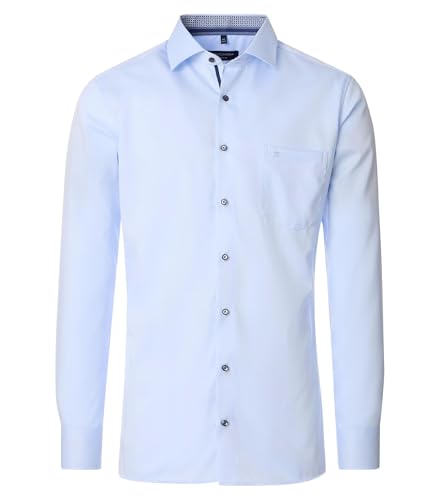 CASAMODA - Modern Fit - Herren Langarm Businesshemd (334026200), Größe:42, Farbe:Blau (102) von CASAMODA