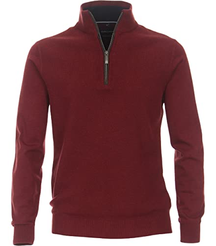 Casamaoda Strick Troyer 100% Baumwolle Farbe weinrot Größe XL von CASAMODA