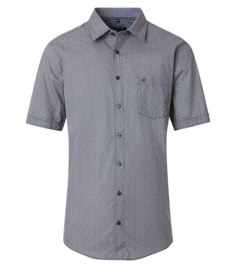 Große Größen Freizeithemd Kurzarm Print Casual Fit, Herren, türkis, Größe: XL, Baumwolle, Happy Size DE Men Große Größen Freizeithemd Kurzarm Print Casual Fit, Herren, türkis, Größe: XL, Baumwolle, Happy Size DE Men von CASAMODA