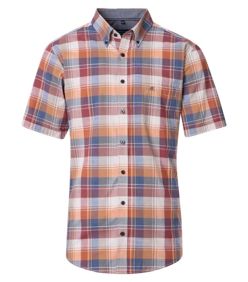 Große Größen Freizeithemd Kurzarm kariert Comfort Fit, Herren, rosa, Größe: 5XL, Baumwolle, Happy Size DE Men Große Größen Freizeithemd Kurzarm kariert Comfort Fit, Herren, rosa, Größe: 5XL, Baumwolle, Happy Size DE Men von CASAMODA