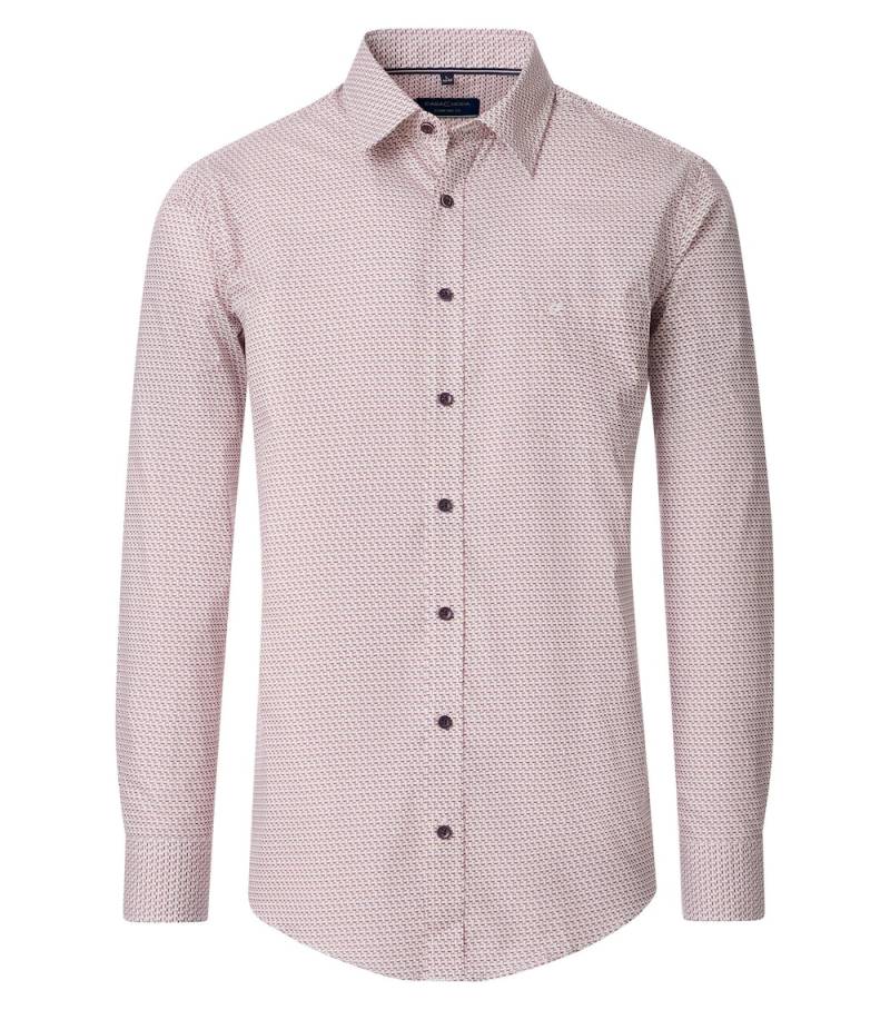 Große Größen Freizeithemd Print Comfort Fit, Herren, rosa, Größe: L, Baumwolle, Happy Size DE Men von CASAMODA