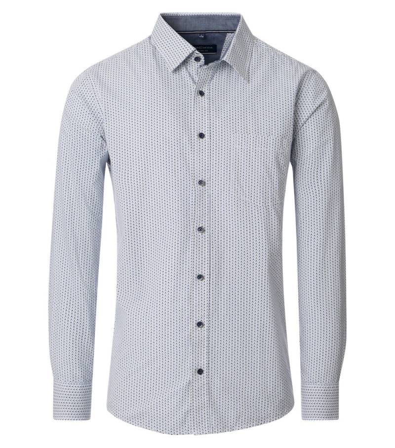 Große Größen Freizeithemd Print Comfort Fit, Herren, türkis, Größe: XL, Baumwolle, Happy Size DE Men von CASAMODA