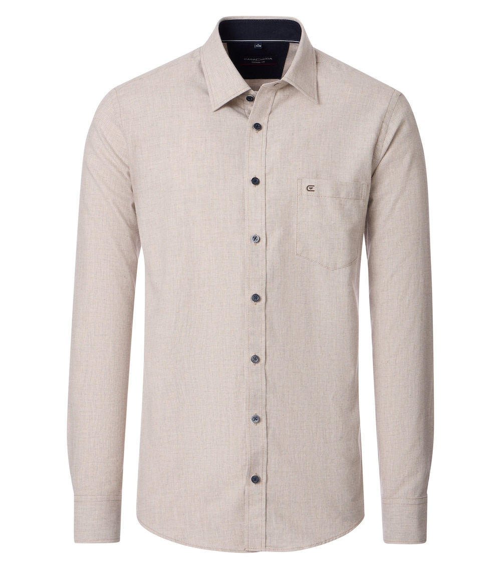 Große Größen Freizeithemd uni Comfort Fit, Herren, braun, Größe: XXL, Baumwolle, Happy Size Men Große Größen Freizeithemd uni Comfort Fit, Herren, braun, Größe: XXL, Baumwolle, Happy Size Men von CASAMODA