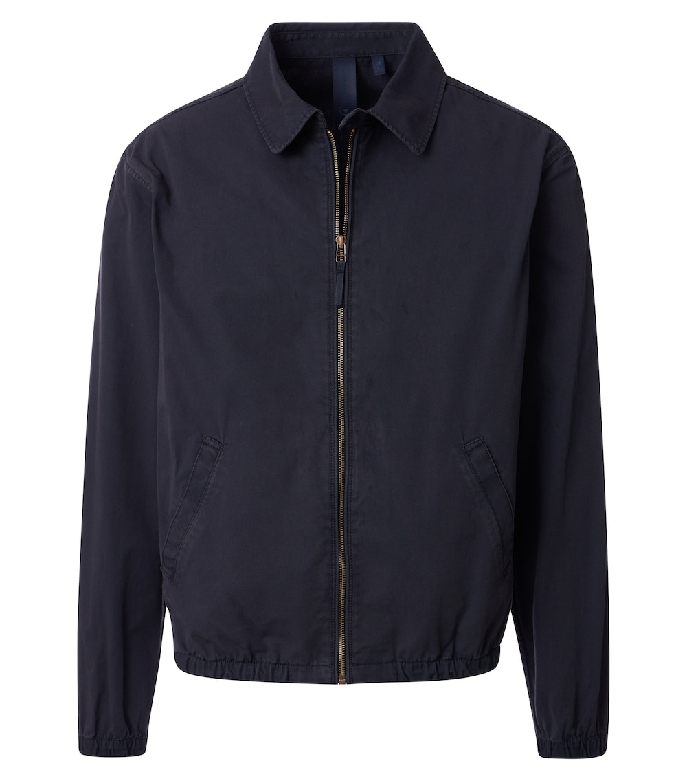 Große Größen Jacke uni, Herren, blau, Größe: L, Baumwolle, Happy Size DE Men von CASAMODA