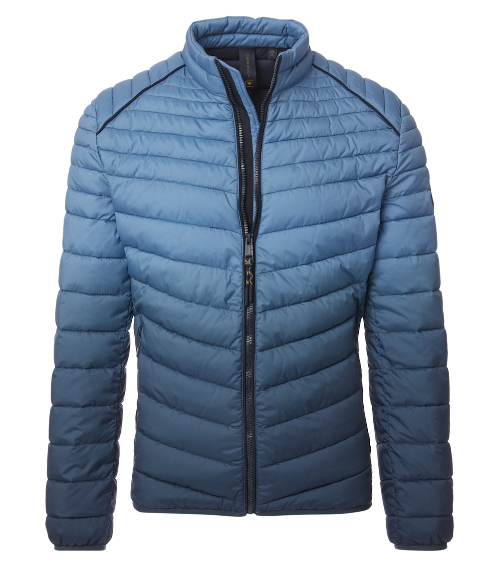 Große Größen Jacke uni, Herren, blau, Größe: XXL, Polyester, Happy Size DE Men von CASAMODA