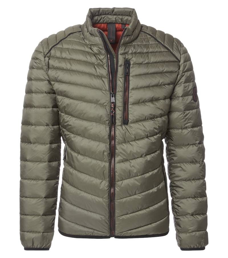 Große Größen Jacke uni, Herren, braun, Größe: 4XL, Synthetische Fasern, Happy Size DE Men von CASAMODA