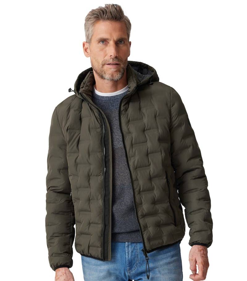 Große Größen Jacke uni, Herren, braun, Größe: XL, Polyester, Happy Size DE Men von CASAMODA