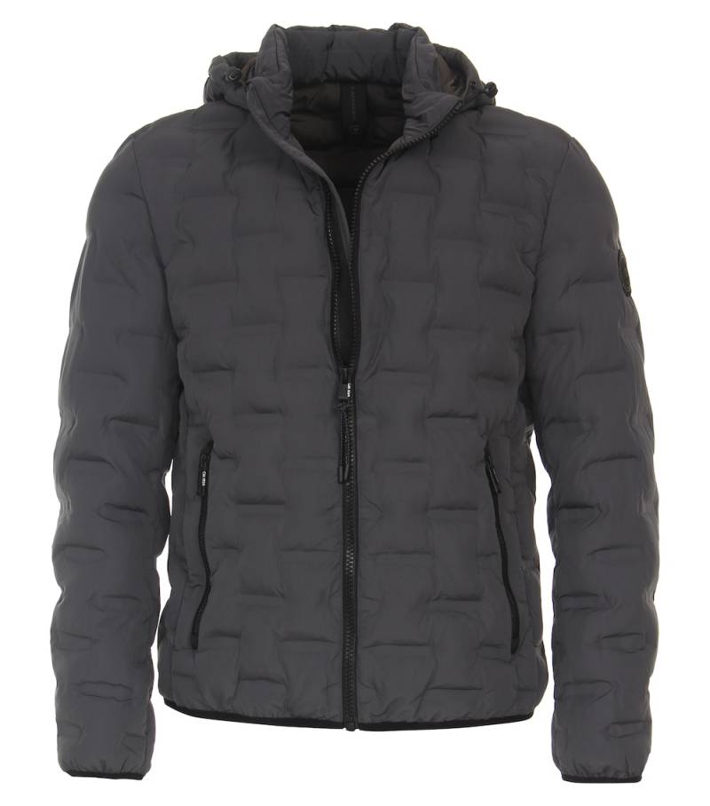 Große Größen Jacke uni, Herren, braun, Größe: XXL, Polyester, Happy Size DE Men von CASAMODA
