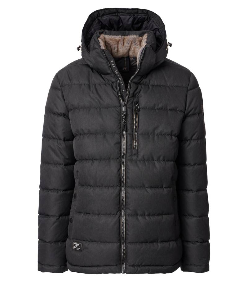 Große Größen Jacke uni, Herren, braun, Größe: XXL, Polyester, Happy Size DE Men von CASAMODA