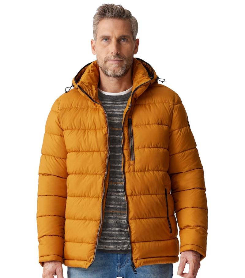 Große Größen Jacke uni, Herren, gelb, Größe: XL, Polyester, Happy Size DE Men von CASAMODA