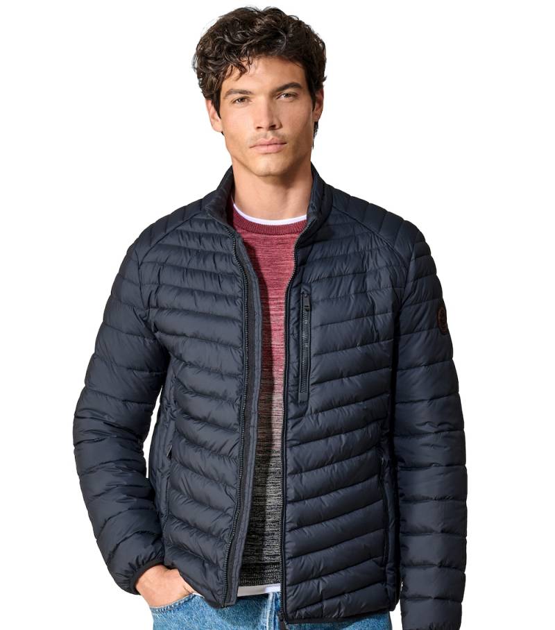 Große Größen Jacke uni, Herren, grau, Größe: L, Polyester, Happy Size DE Men von CASAMODA