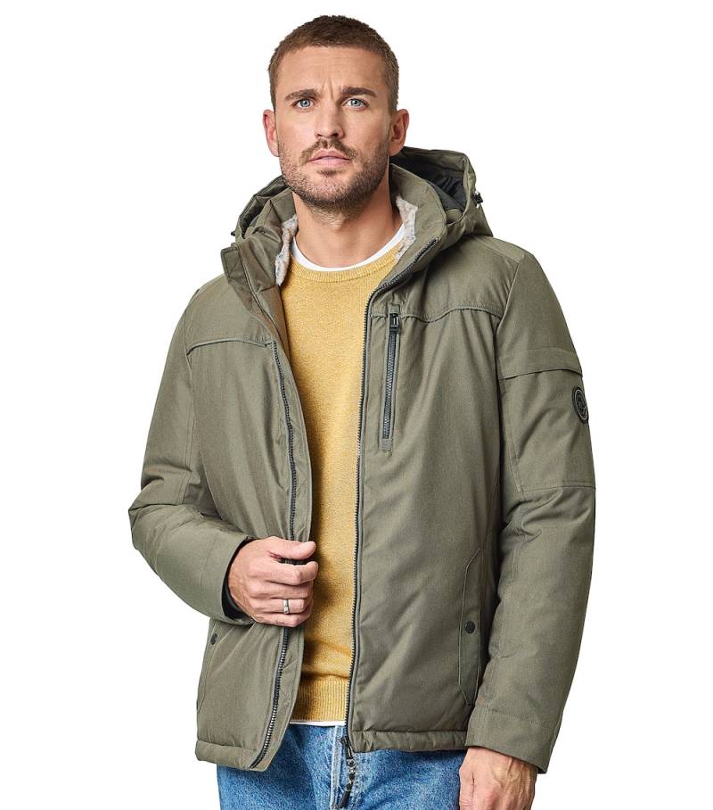 Große Größen Jacke uni, Herren, grün, Größe: 3XL, Polyester, Happy Size DE Men von CASAMODA