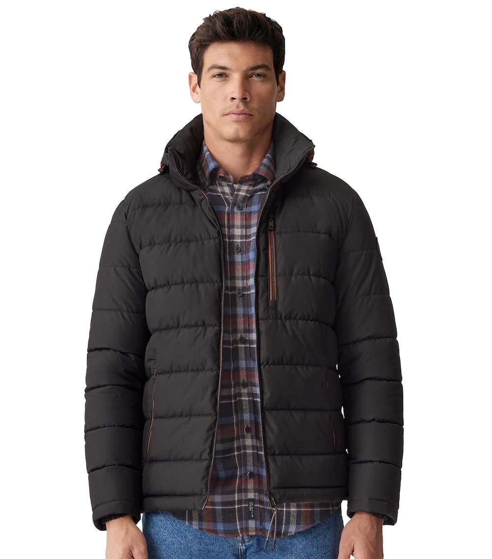 Große Größen Jacke uni, Herren, schwarz, Größe: 3XL, Polyester, Happy Size DE Men von CASAMODA