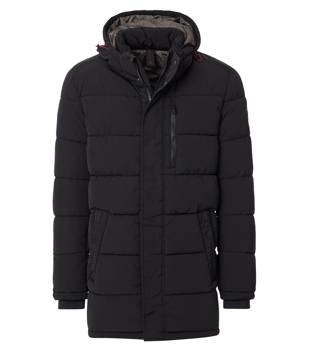 Große Größen Jacke uni, Herren, schwarz, Größe: XXL, Nylon, Happy Size DE Men von CASAMODA