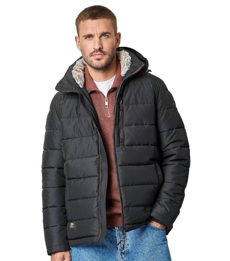 Große Größen Jacke uni, Herren, schwarz, Größe: XXL, Polyester, Happy Size DE Men von CASAMODA
