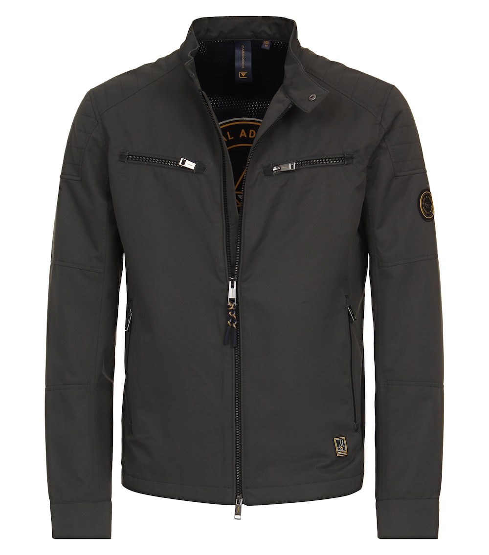 Große Größen Jacke uni, Herren, türkis, Größe: L, Polyester, Happy Size DE Men von CASAMODA