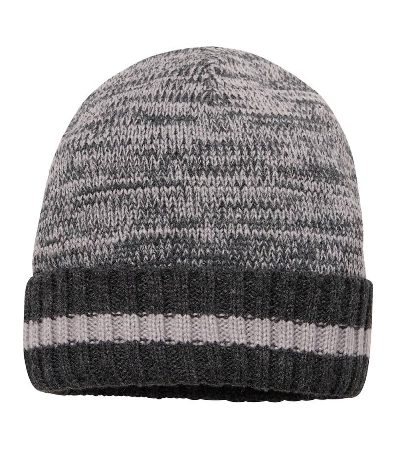 Große Größen Mütze uni, Herren, grau, Größe: One Size, Synthetische Fasern, Happy Size DE Men von CASAMODA