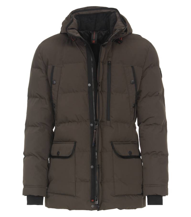 Große Größen Parka uni, Herren, grün, Größe: 4XL, Polyester, Happy Size DE Men von CASAMODA