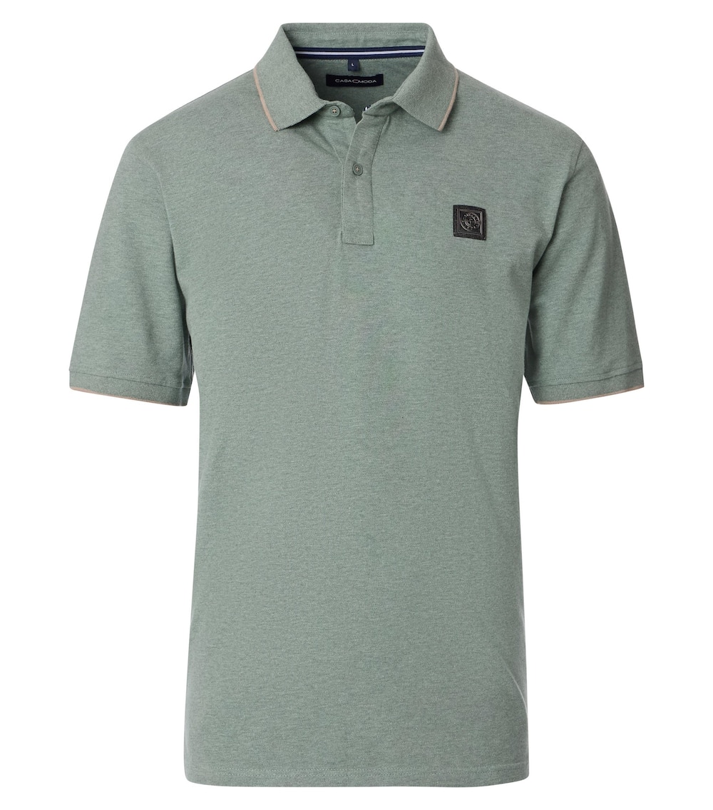 Große Größen Polo-Shirt uni, Herren, türkis, Größe: 4XL, Baumwolle, Happy Size Men von CASAMODA