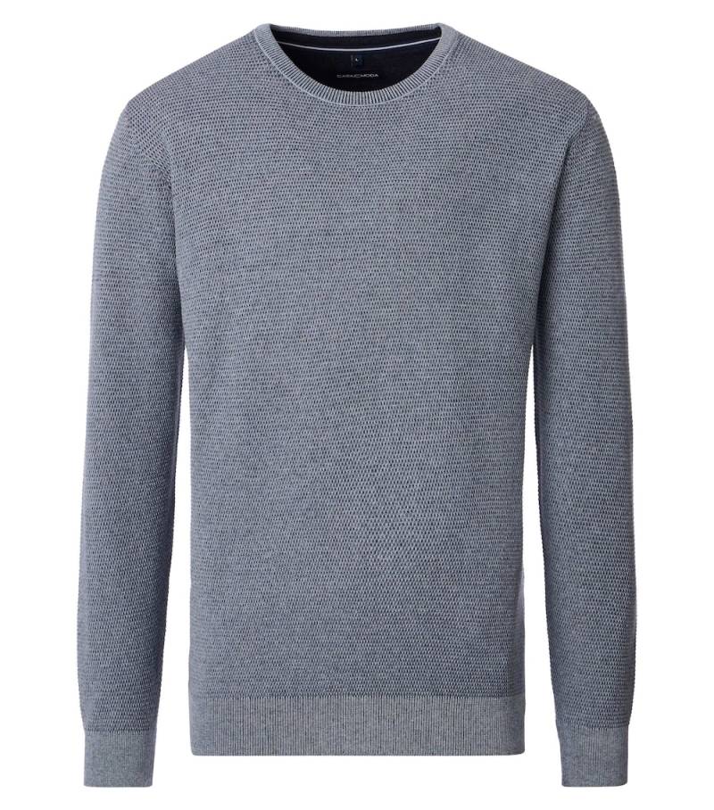 Große Größen Pullover uni, Herren, blau, Größe: 6XL, Baumwolle, Happy Size DE Men von CASAMODA