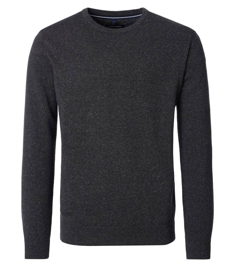 Große Größen Pullover uni, Herren, braun, Größe: XXL, Baumwolle, Happy Size DE Men von CASAMODA