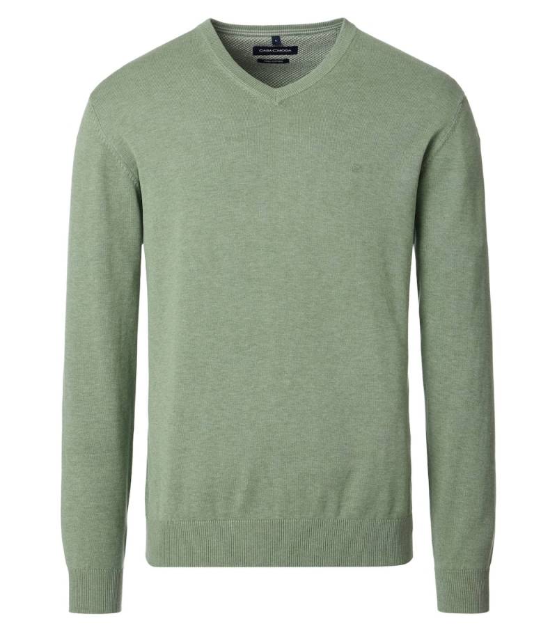 Große Größen Pullover uni, Herren, türkis, Größe: 5XL, Baumwolle, Happy Size DE Men von CASAMODA