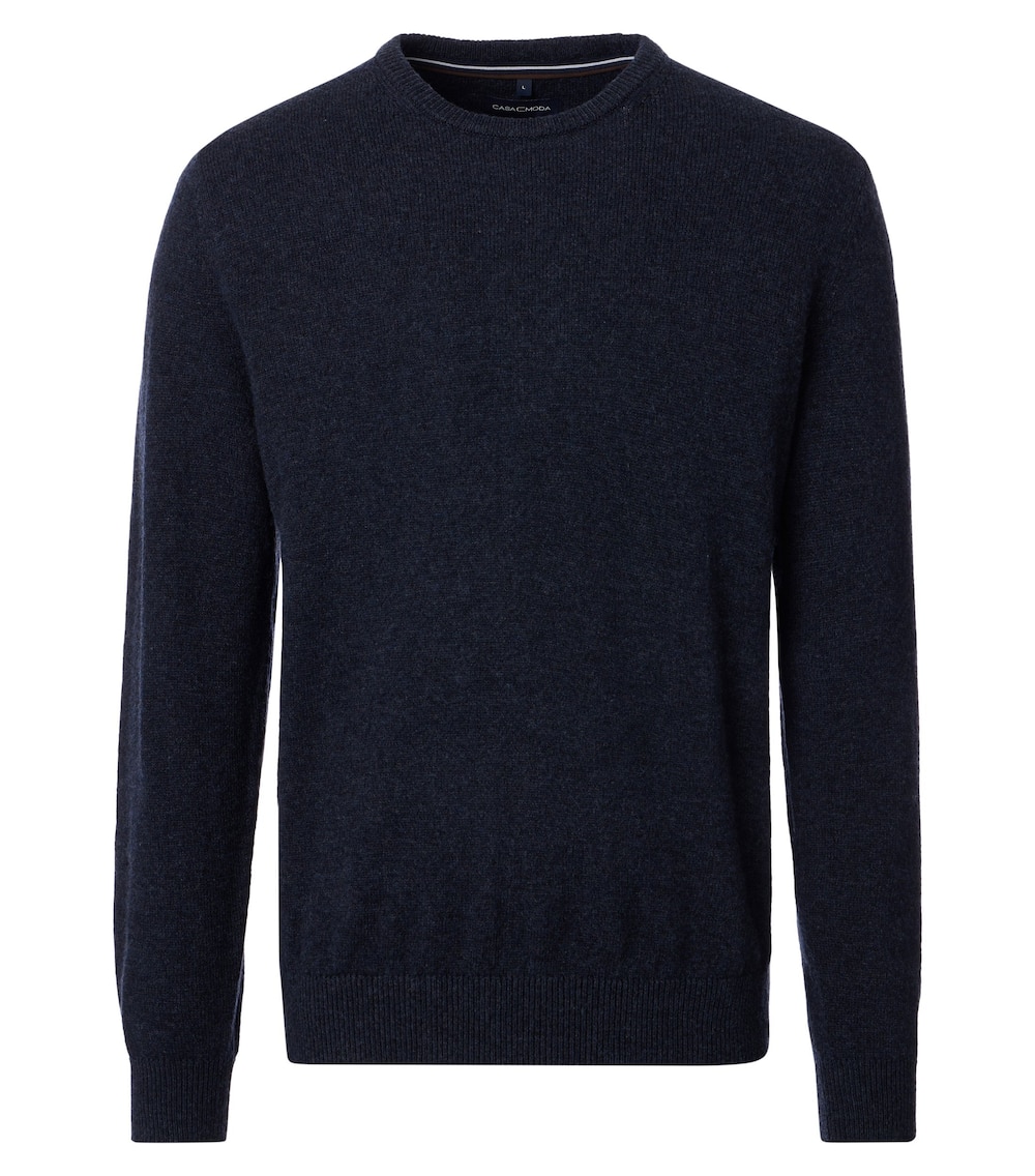 Große Größen Pullover uni, Herren, grau, Größe: XXL, Nylon, Happy Size DE Men von CASAMODA